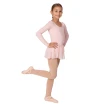 Bloch Petal, Mädchen-Trikot mit langen Ärmeln und Röckchen