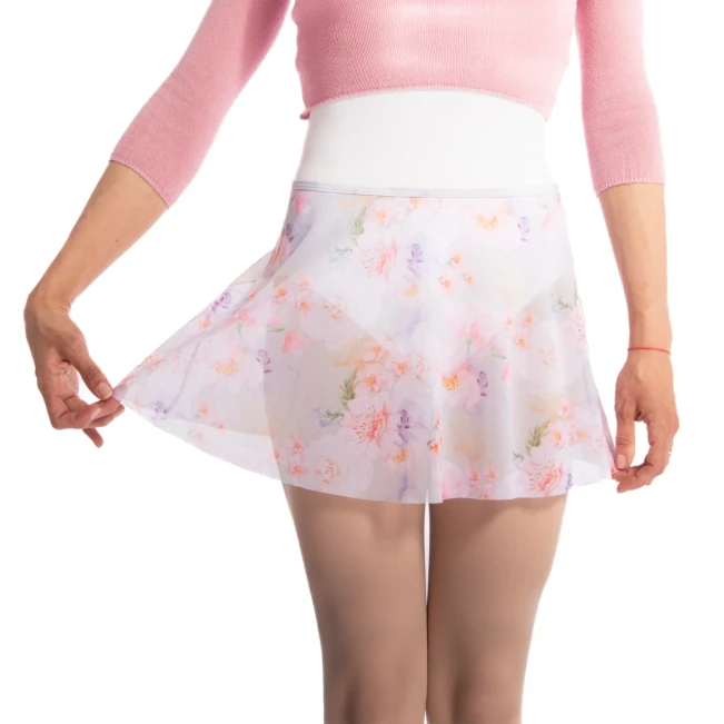 Bloch Printed Pull on skirt, Geblümter Damenrock - Posy