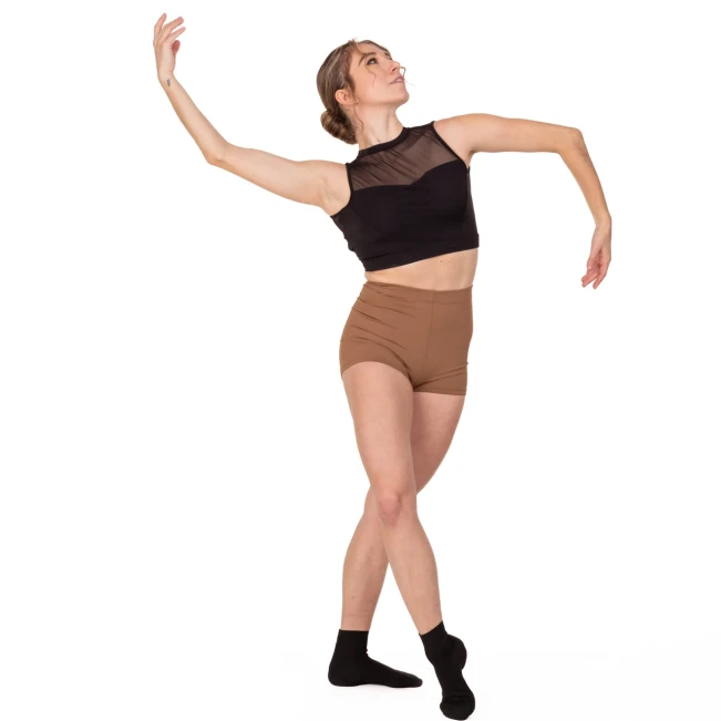Bloch Vela, kurze Shorts für Damen - Mandel Bloch