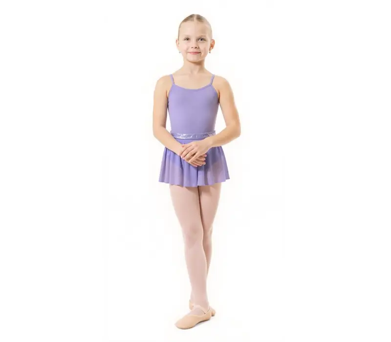 Bloch Mesh Pull-On Skirt Sadie, Mädchenrock - Flieder lilac Bloch
