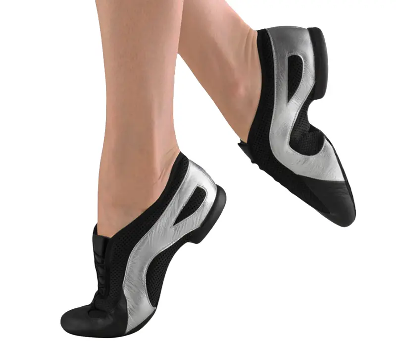 Bloch Jazzsoft, Jazzschuhe aus Leder - Silber