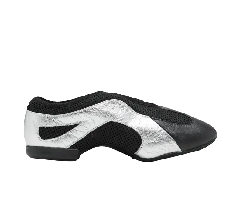 Bloch Jazzsoft, Jazzschuhe aus Leder - Silber