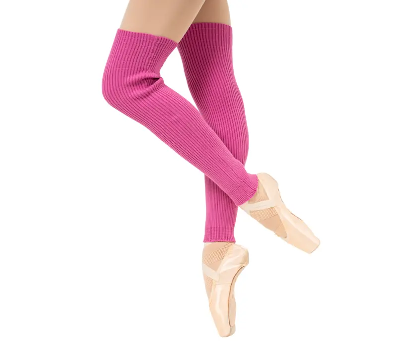 Bloch Rib Legwarmer, gestrickte Tanzstulpen - Rosa Bloch