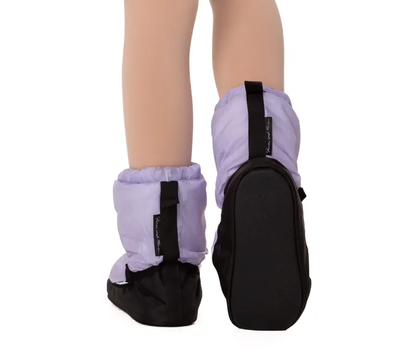 Bloch Booties, einfarbige Aufwärmschuhe für Kinder - Flieder lilac Bloch