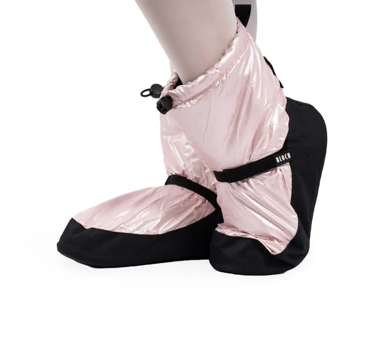 Bloch Metallic Booties, Damen-Wärmeschuhe   - Rosa pink metallic Bloch