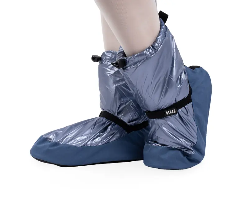 Bloch Metallic Booties, Damen-Wärmeschuhe   - Grau grey metallic Bloch