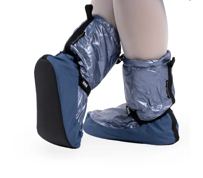 Bloch Metallic Booties, Damen-Wärmeschuhe   - Grau grey metallic Bloch