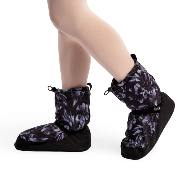 Bloch Booties IM009BP Printed Black Floral Edition Bloch Booties IM009BP Printed Black Floral Edition