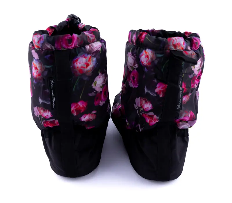 Bloch Booties - Edition mit Muster, Aufwärmschuhe - blumen Bloch