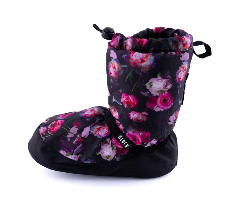 Bloch Booties - Edition mit Muster, Aufwärmschuhe - blumen Bloch