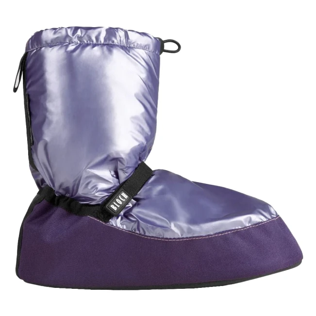 Bloch Metallic Booties, Damen-Wärmeschuhe - Violett Purple Metallic Bloch