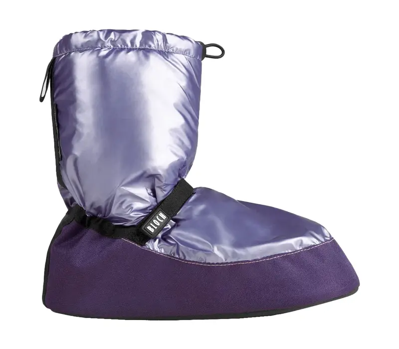 Bloch Metallic Booties, Damen-Wärmeschuhe   - Lila purple metallic Bloch