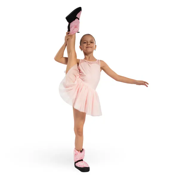Bloch Booties IM009KBP Edition mit Blumenmuster für Kinder