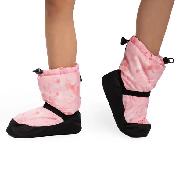 Bloch Booties IM009KBP Edition mit Blumenmuster für Kinder