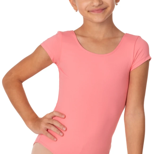 Bloch Dujour,  Mädchen Trikot mit kurzem Arm