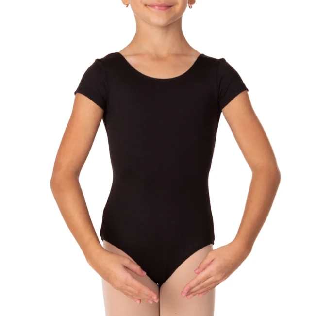 Bloch Dujour,  Mädchen Trikot mit kurzem Arm
