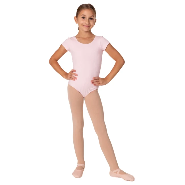 Bloch Dujour,  Mädchen Trikot mit kurzem Arm