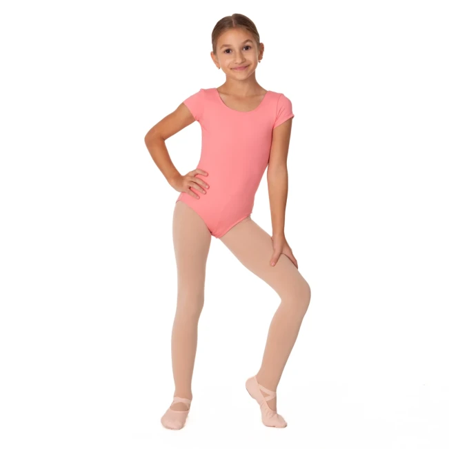 Bloch Dujour,  Mädchen Trikot mit kurzem Arm
