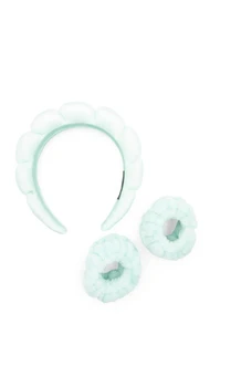 Capezio Spa Set – Set aus Stirnband und Armbändern.