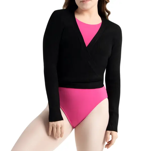 Capezio Knit Wrap Sweater, Damen-Strickjacke Capezio Knit Wrap Sweater, Damen-Strickjacke