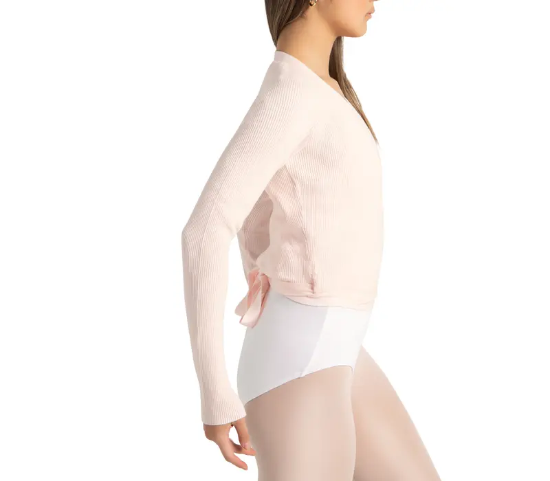 Capezio Cross Over Top, na zahriatie - Rosa Capezio