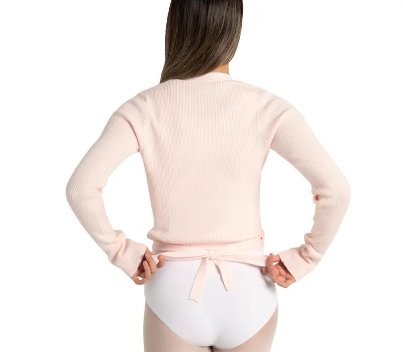 Capezio Cross Over Top, na zahriatie - Rosa Capezio