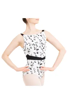 Capezio C'est La Vie Fleur, Damen-Trikot mit breiten Trägern