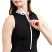 Capezio C'est La Vie La Belle, Damen-Trikot mit Reißverschluss am hohen Kragen - Cascading Florals Capezio