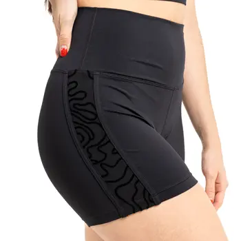Capezio Bella Notte Vita Side Panel Short, Damenshorts - Schwarz