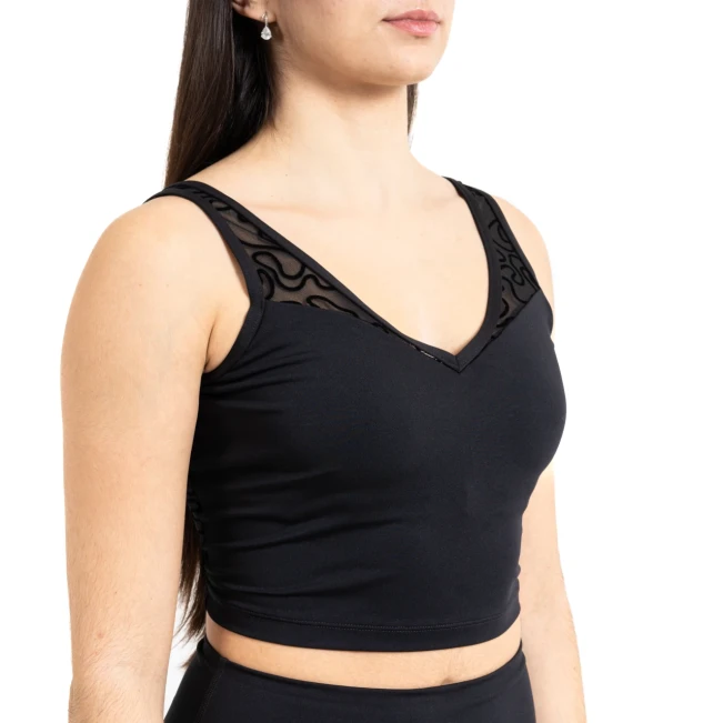 Capezio Bella Notte Dolce Tank, Damentop Capezio Bella Notte Dolce Tank, Damentop - Schwarz