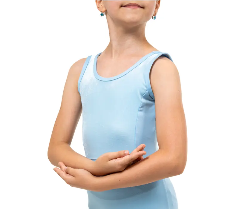 Capezio Eloise leotard, Trikot für Mädchen - Hellblau Capezio