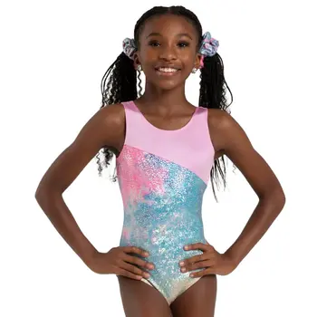 Capezio Glimmer Leotard, Mädchen-Gymnastiktrikot