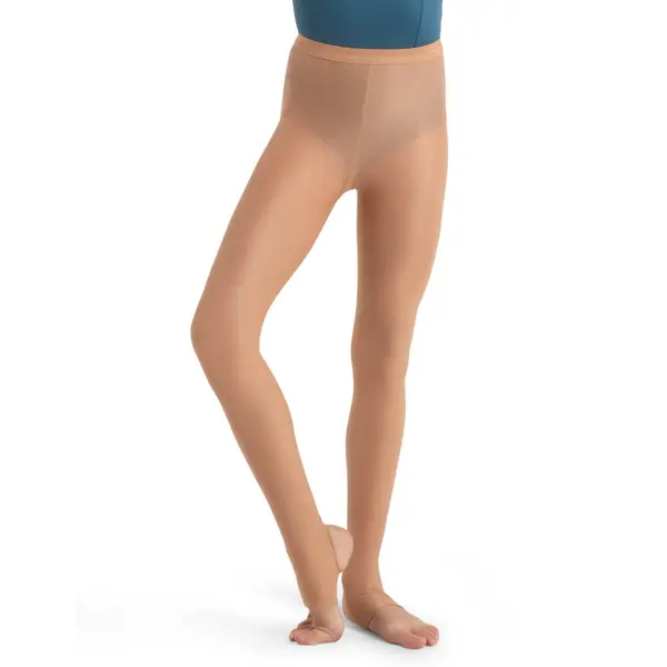 Capezio Ultra Shimmery, glänzende Steg-Strumpfhose für Mädchen