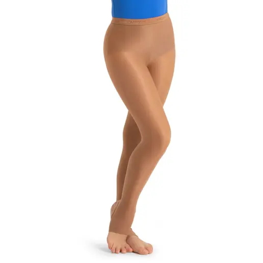 Capezio Ultra Shimmery, glänzende Steg-Strumpfhose für Mädchen