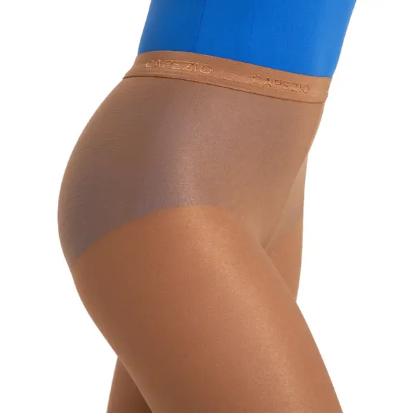 Capezio Ultra Shimmery, glänzende Steg-Strumpfhose für Mädchen