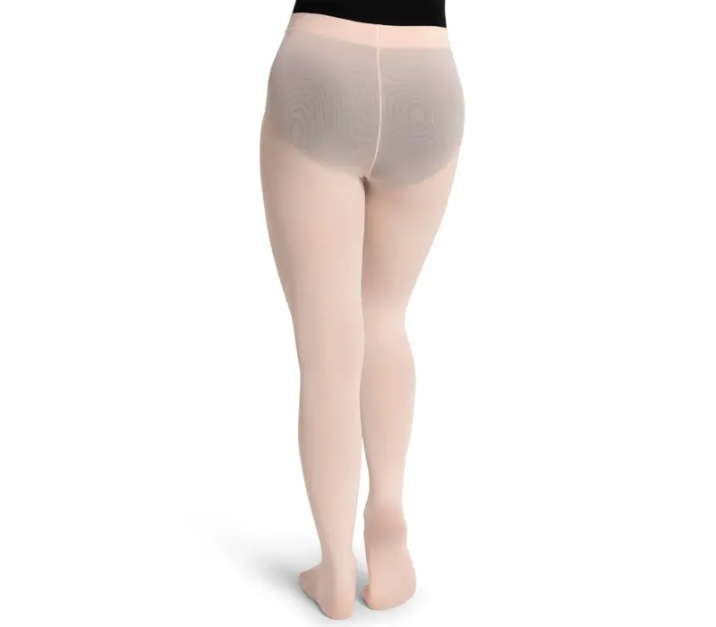 Capezio Ultra Soft Tight Self Knit, Damen-Strumpfhose mit Fuß   - Rosa balet Capezio