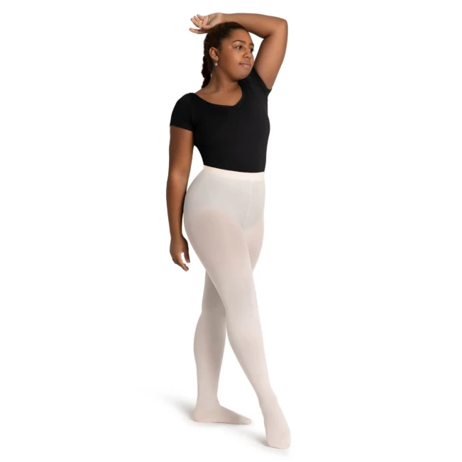 Capezio Ultra Soft Footed, Damen-Strumpfhose mit Fuß - Hellrosa Capezio