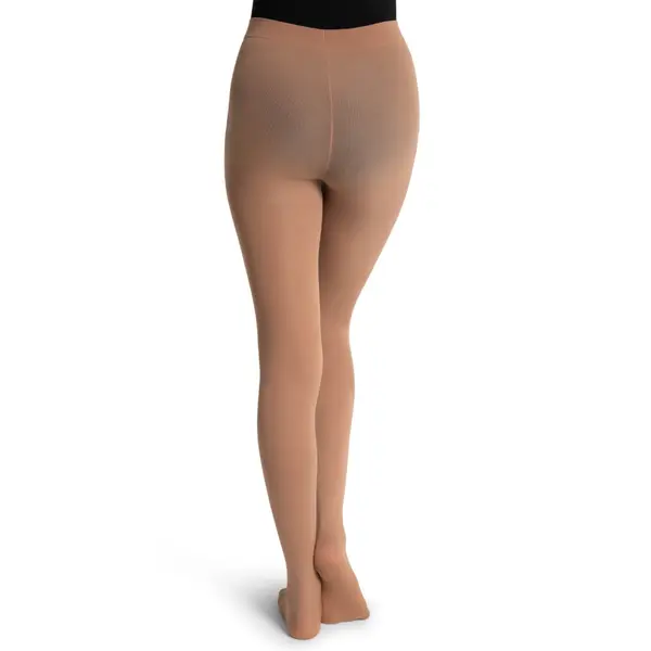Capezio Ultra Soft Tight Self Knit, Damen-Strumpfhose mit Fuß  