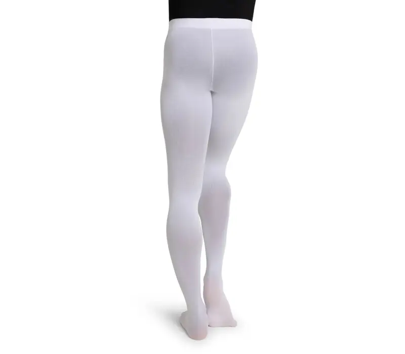 Capezio Ultra Soft Tight Self Knit, Damen-Strumpfhose mit Fuß   - Weiss