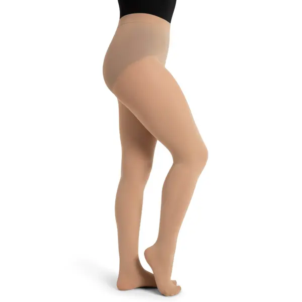 Capezio Ultra Soft Tight Self Knit, Damen-Strumpfhose mit Fuß  