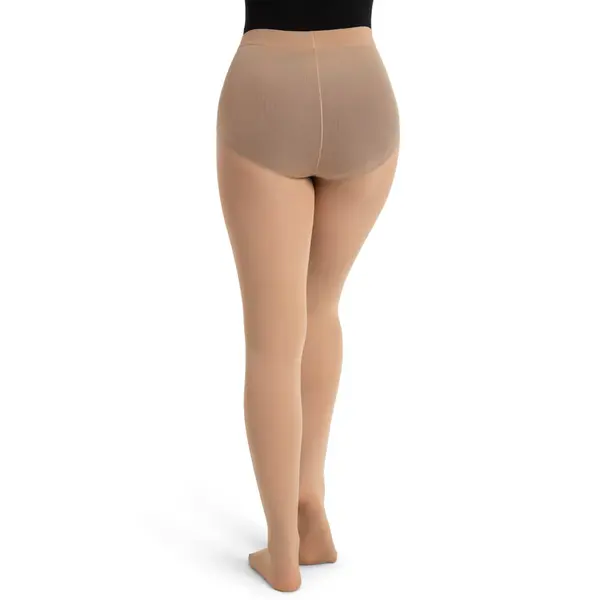 Capezio Ultra Soft Tight Self Knit, Damen-Strumpfhose mit Fuß  