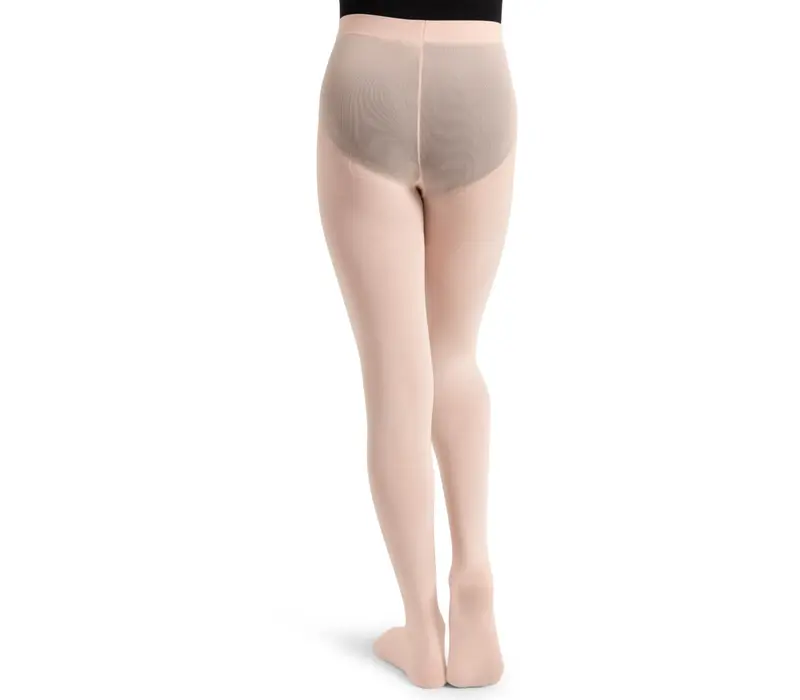 Capezio Ultra Soft Tight Self Knit, Damen-Strumpfhose mit vollem Fuß - Rosa balet Capezio
