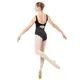 Capezio, Baumwolltrikot mit breiten Trägern - Schwarz