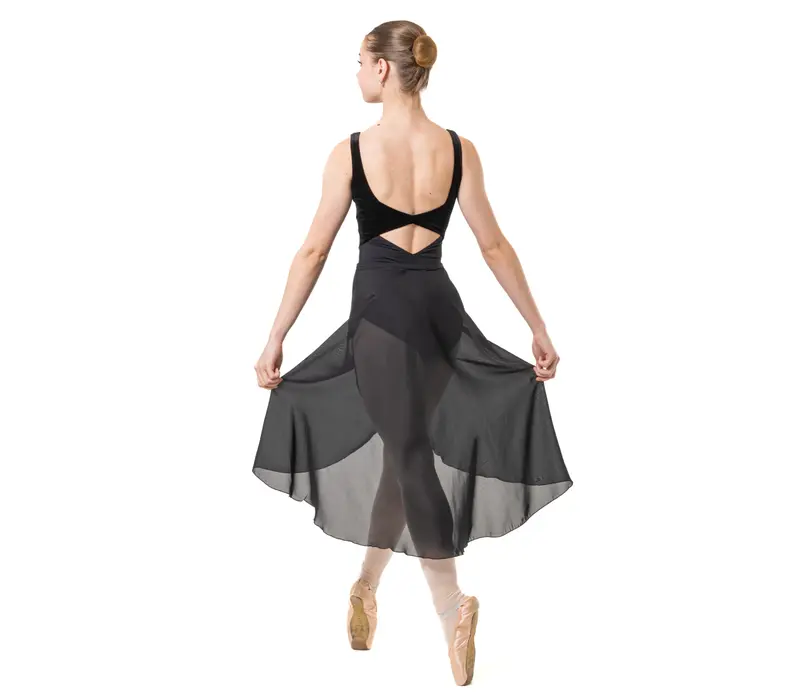 Capezio, Baumwolltrikot mit breiten Trägern - Schwarz