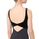 Capezio, Baumwolltrikot mit breiten Trägern - Schwarz