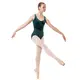 Capezio, Baumwolltrikot mit breiten Trägern - Grün - dark green