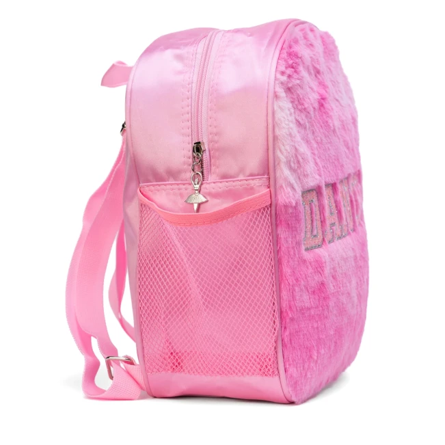 Capezio Faux Fur Dance Backpack, Mädchen-Rucksack Capezio Faux Fur Dance Backpack, Mädchen-Rucksack
