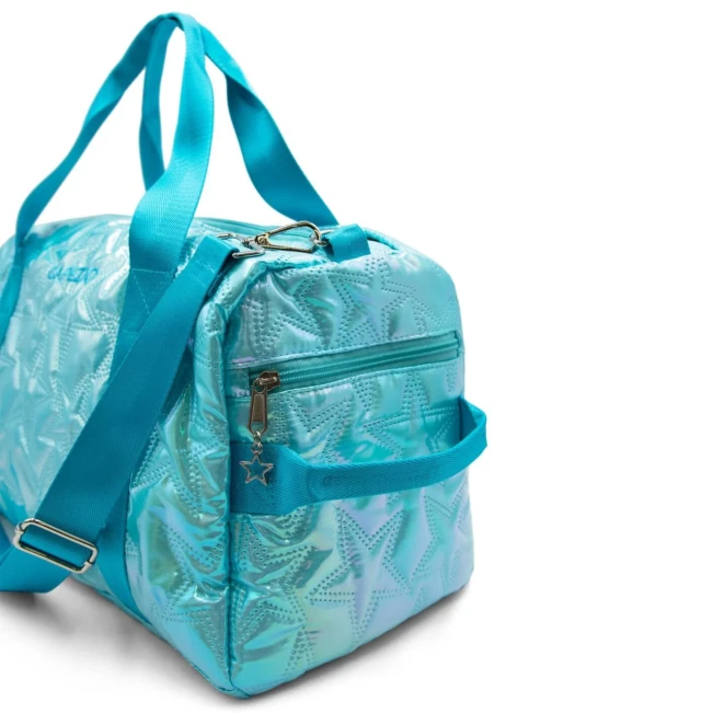 Capezio Metallic Star Travel Duffle, Tasche - Türkis Metallic Turquoise Capezio Capezio Metallic Star Travel Duffle, Tasche - Türkis Metallic Turquoise Capezio