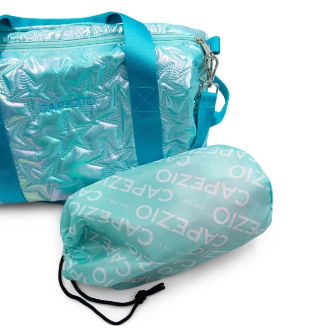 Capezio Metallic Star Travel Duffle, Tasche Capezio Metallic Star Travel Duffle, Tasche - Türkis Metallic Turquoise Capezio