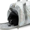 Capezio Metallic Star Travel Duffle, Tasche - Silber Metallic Silver Capezio Capezio Metallic Star Travel Duffle, Tasche - Silber Metallic Silver Capezio
